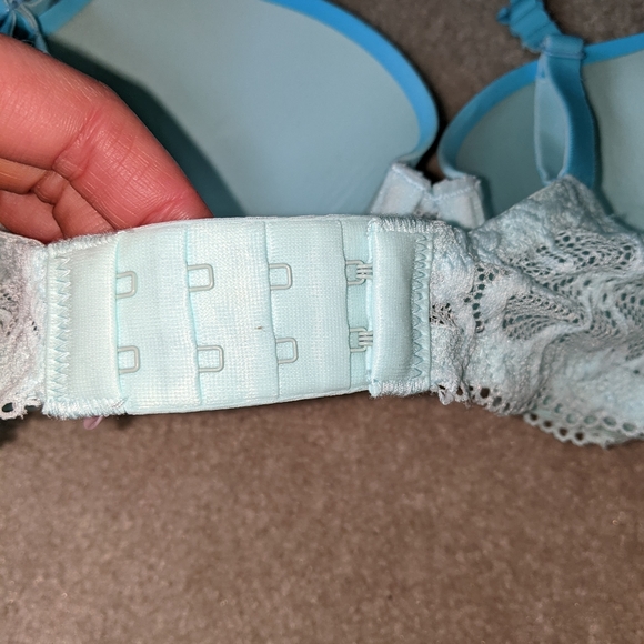 Nwt no boundaries lace frame tshirt blue bra - Picture 9 of 16